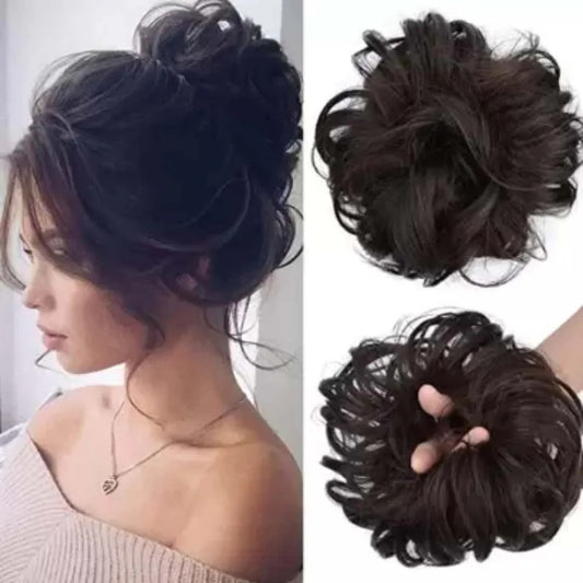 PREMIUM MESSY BUN HAIR SCRUNCHIES (Get Surprise Gift)
