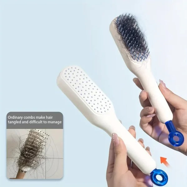 Self-Cleaning Hair Brush